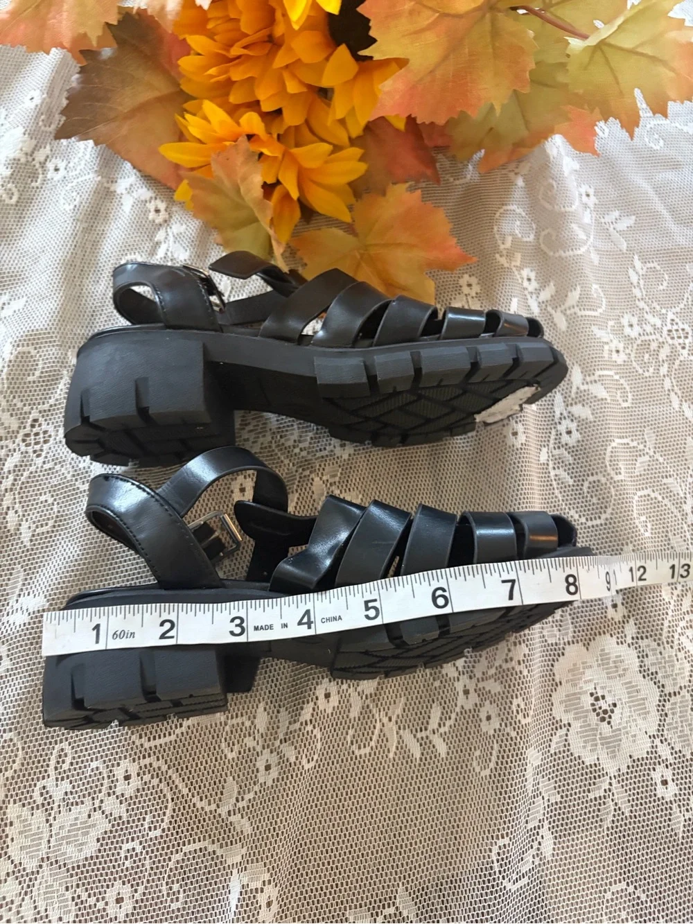 Steve Madden Black Chunky Fisherman Sandals for Kids